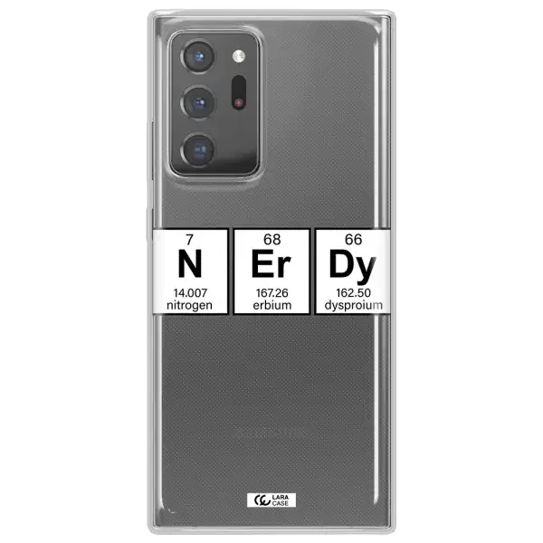 Nerdy Chemical Samsung Note 20 Ultra Clear TPU Case