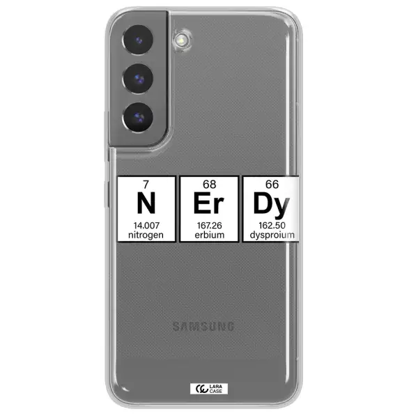 Nerdy Chemical Samsung S 22 Clear TPU Case