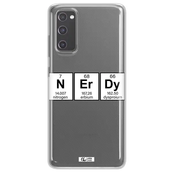 Nerdy Chemical Samsung S20 Fe Clear TPU Case