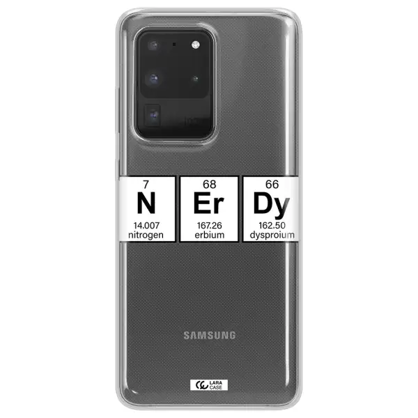 Nerdy Chemical Samsung S20 Ultra Clear TPU Case
