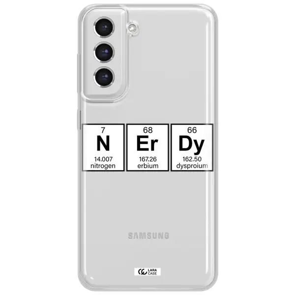 Nerdy Chemical Samsung S21 Fe Clear Tpu Case