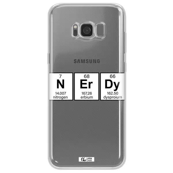 Nerdy Chemical Samsung S8 Plus Clear TPU Case