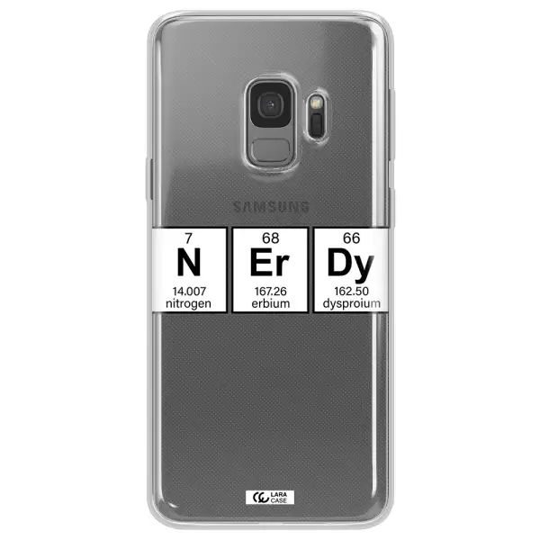 Nerdy Chemical Samsung S9 Clear TPU Case