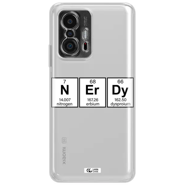Nerdy Chemical Xiaomi 11T Clear Tpu Case