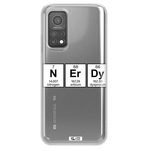 Nerdy Chemical Xiaomi Mi 10 T Pro Clear TPU Case