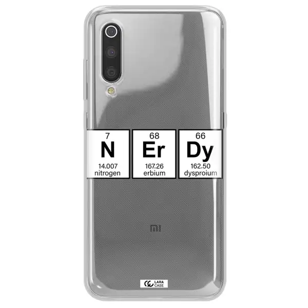 Nerdy Chemical Xiaomi Mi 9 Clear TPU Case