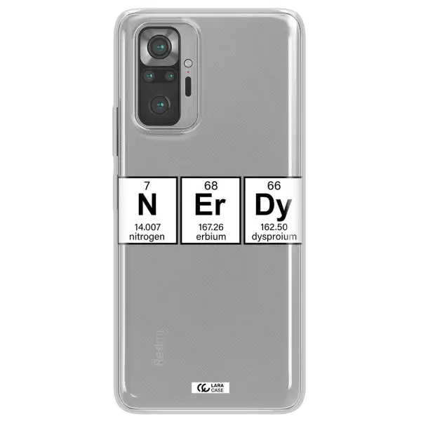 Nerdy Chemical Xiaomi Note 10 Pro Clear TPU Case