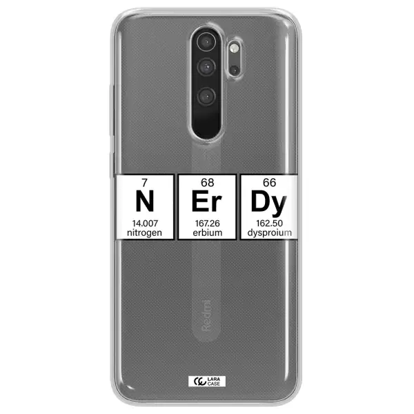 Nerdy Chemical Xiaomi Note 8 Pro Clear TPU Case