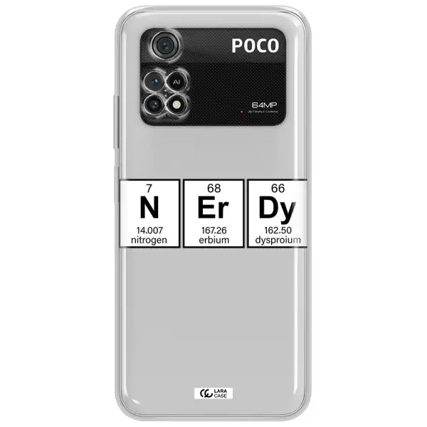 Nerdy Chemical Xiaomi Poco M4 Pro 4G Clear Tpu Case