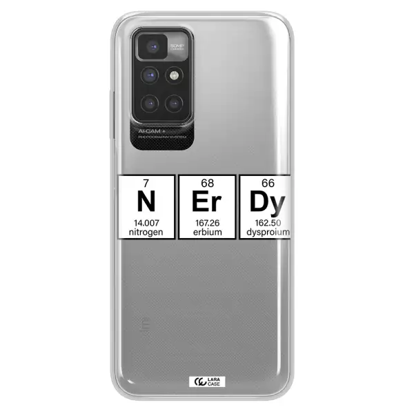 Nerdy Chemical Xiaomi Redmi 10 Clear TPU Case