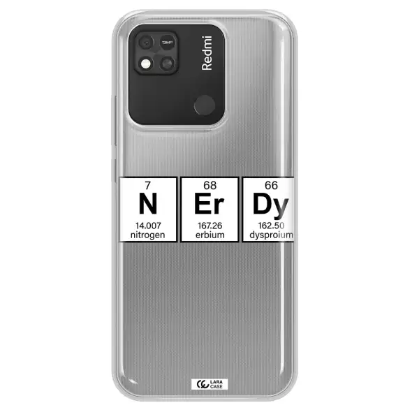 Nerdy Chemical Xiaomi Redmi 10A Clear TPU Case