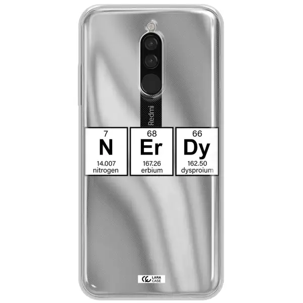 Nerdy Chemical Xiaomi Redmi 8 Clear Tpu Case