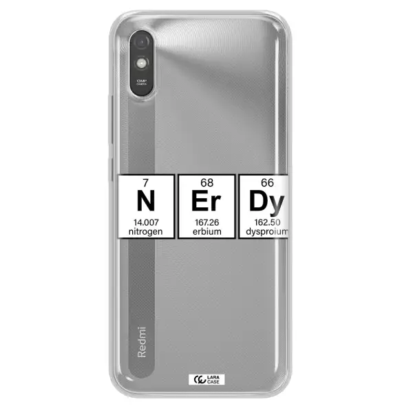 Nerdy Chemical Xiaomi Redmi 9A Clear TPU Case