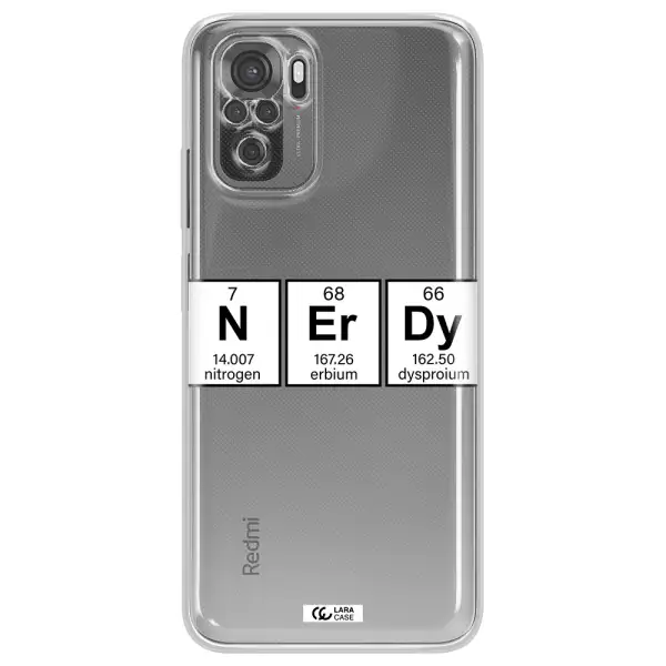 Nerdy Chemical Xiaomi Redmi Note 10S Clear Tpu Case