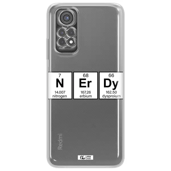 Nerdy Chemical Xiaomi Redmi Note 11S Clear Tpu Case