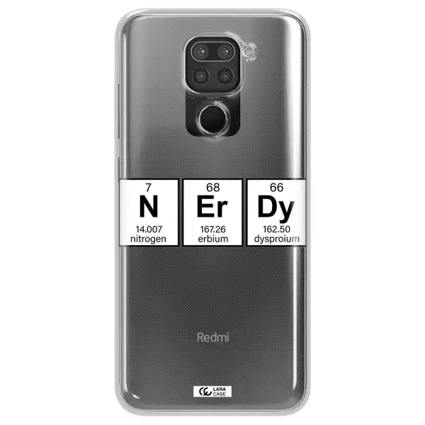 Nerdy Chemical Xiaomi Redmi Note 9 Clear TPU Case
