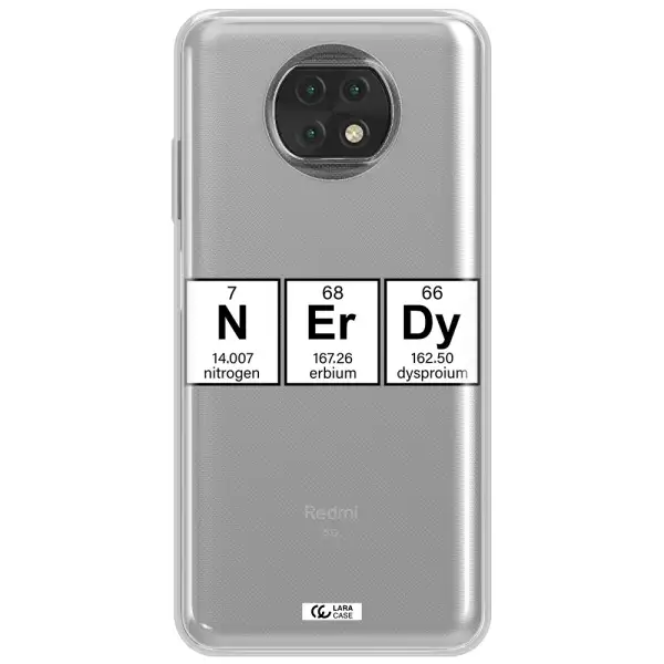 Nerdy Chemical Xiaomi Redmi Note 9T Clear Tpu Case