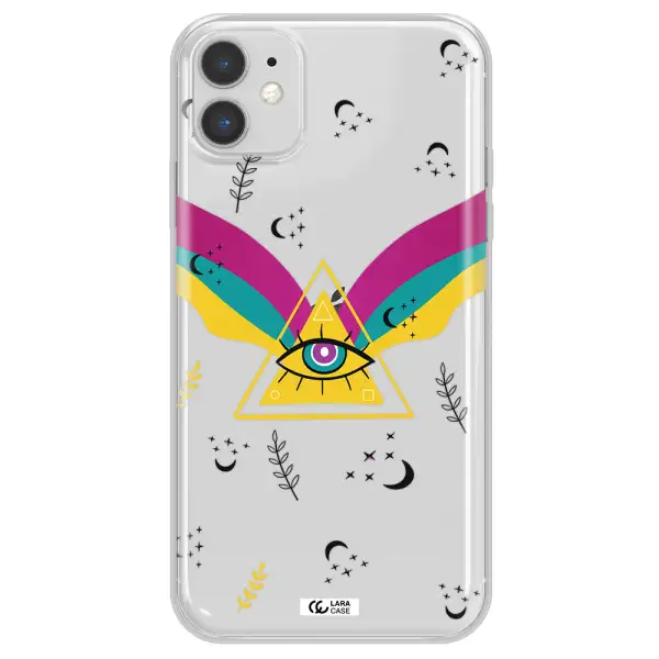 One-Eyed Pyramid Apple iPhone 11 Clear TPU Case