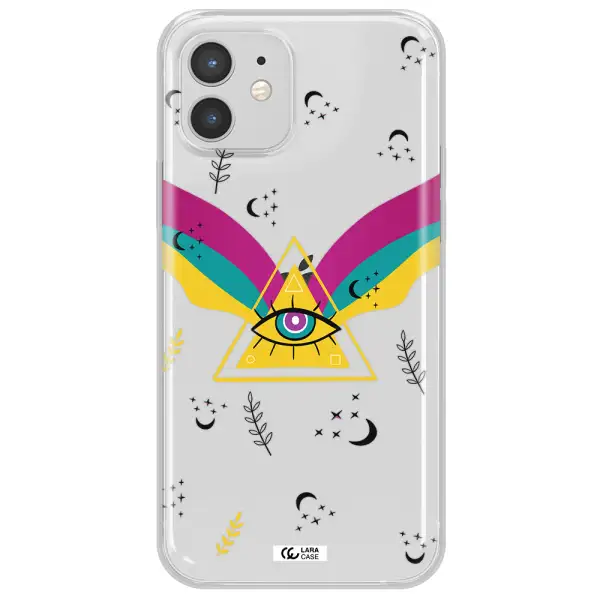 One-Eyed Pyramid Apple iPhone 12 mini Clear TPU Case