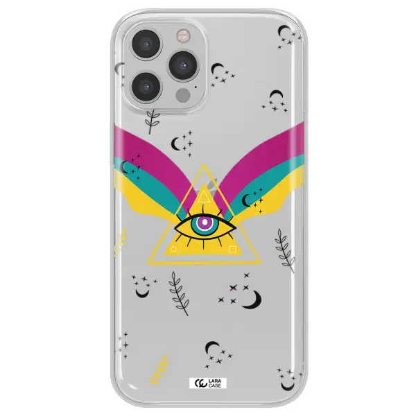 One-Eyed Pyramid Apple iPhone 12 pro Clear TPU Case