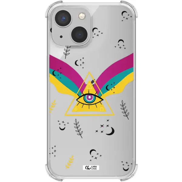 One-Eyed Pyramid Apple iPhone 13 Clear PC Case