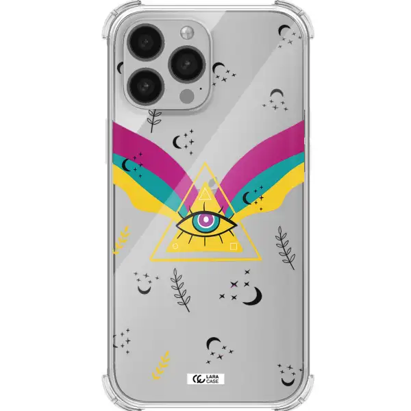 One-Eyed Pyramid Apple iPhone 13 Pro Max Clear PC Case