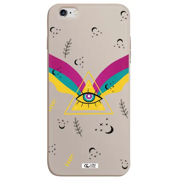 One-Eyed Pyramid Apple iPhone 6 s plus Silicone Stone Case