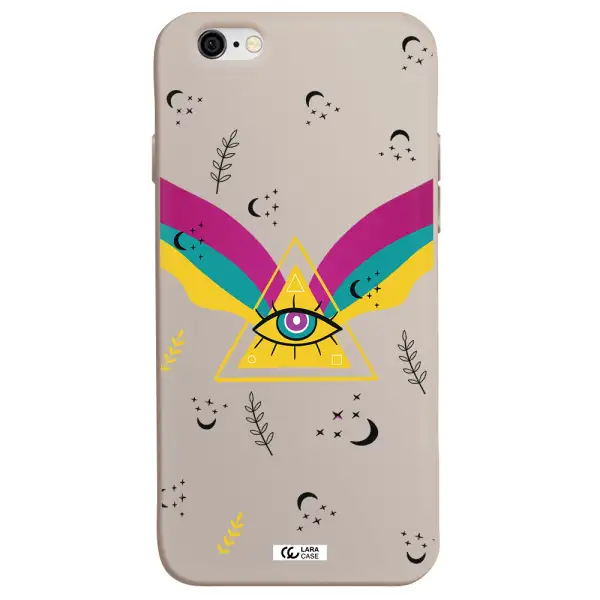 One-Eyed Pyramid Apple iPhone 6 Silicone Stone Case