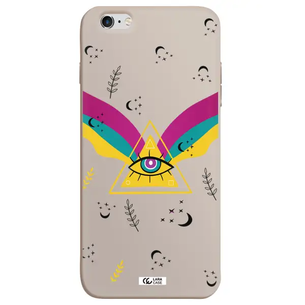 One-Eyed Pyramid Apple iPhone 6S Silicone Stone Case