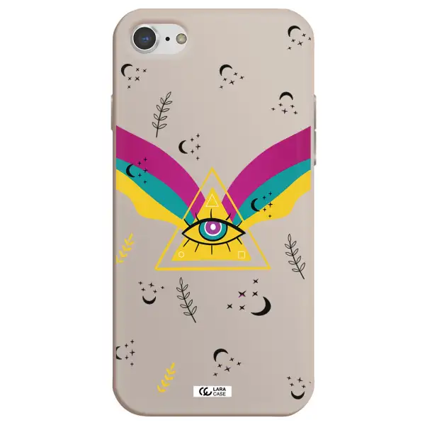 One-Eyed Pyramid Apple iPhone 7 Silicone Stone Case
