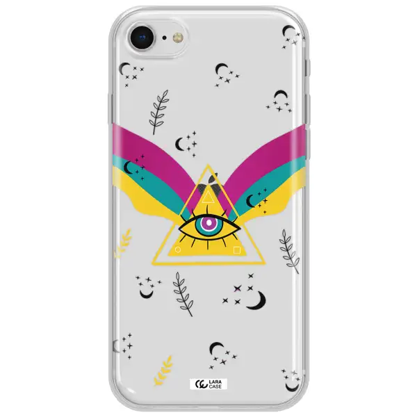 One-Eyed Pyramid Apple Iphone Se 2020 Clear Tpu Case