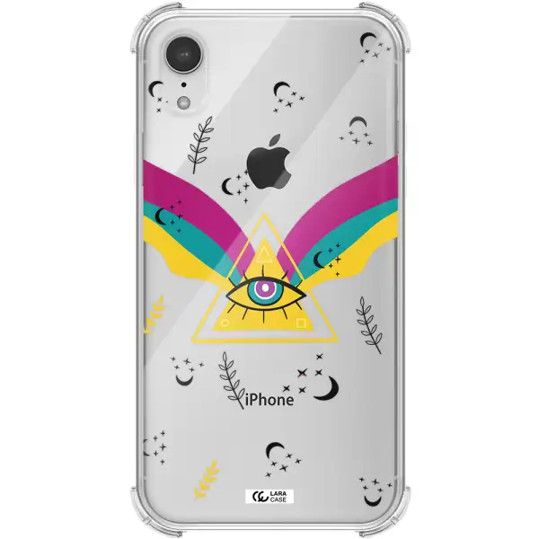 One-Eyed Pyramid Apple iPhone XR Clear PC Case