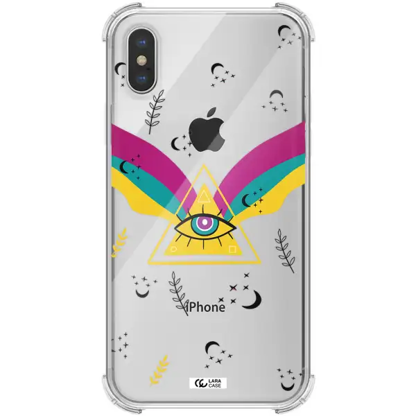 One-Eyed Pyramid Apple iPhone XS max Clear PC Case