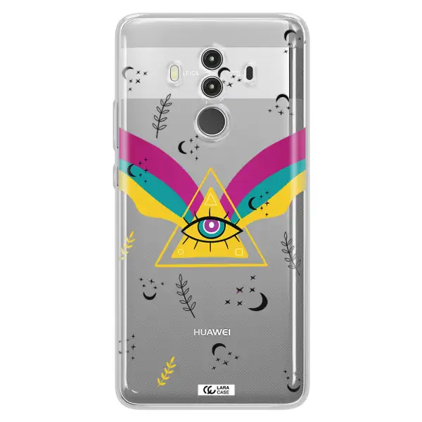 One-Eyed Pyramid Huawei Mate 10 Clear TPU Case