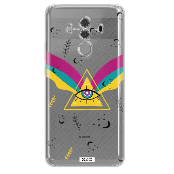 One-Eyed Pyramid Huawei Mate 10 Pro Clear TPU Case
