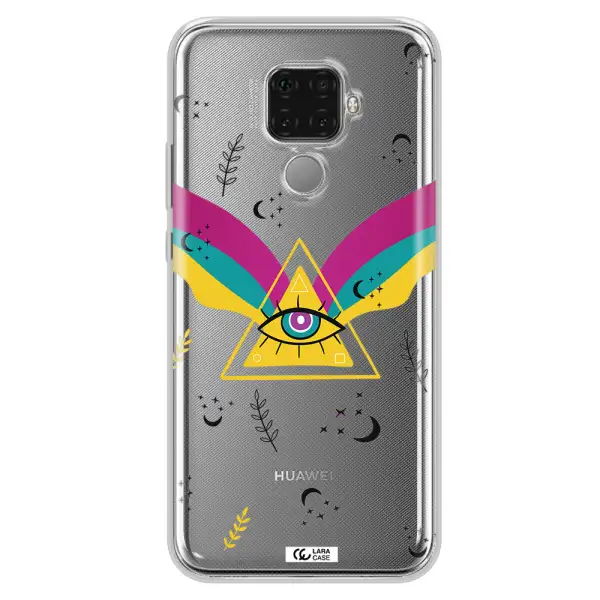 One-Eyed Pyramid Huawei Mate 30 Lite Clear TPU Case