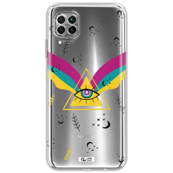 One-Eyed Pyramid Huawei Nova 7I Clear Tpu Case