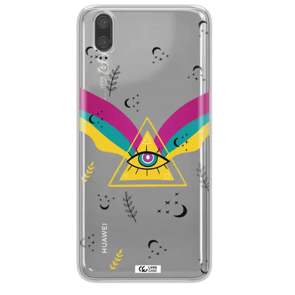 One-Eyed Pyramid Huawei P20 Clear TPU Case