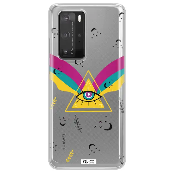 One-Eyed Pyramid Huawei P40 Pro Clear TPU Case