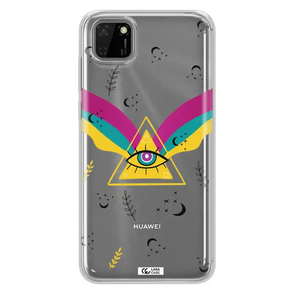 One-Eyed Pyramid Huawei Y5P Clear TPU Case