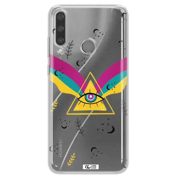 One-Eyed Pyramid Huawei Y6P Clear TPU Case