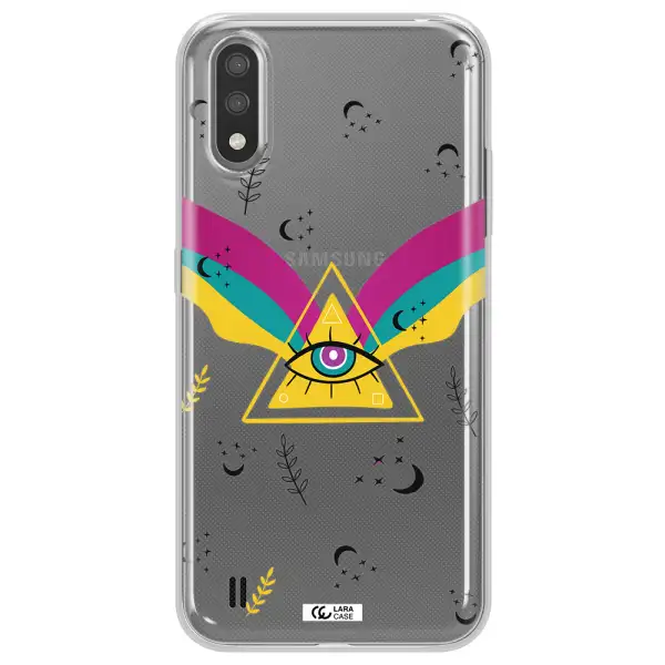 One-Eyed Pyramid Samsung A01 Clear TPU Case