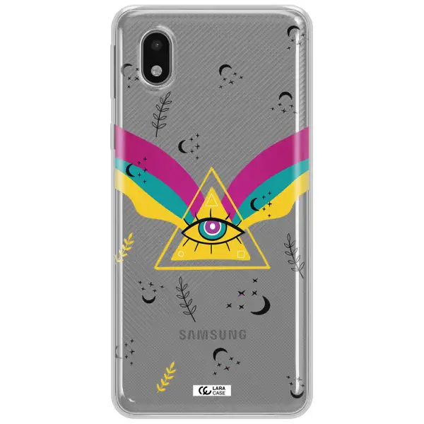 One-Eyed Pyramid Samsung A01 Core Clear Tpu Case