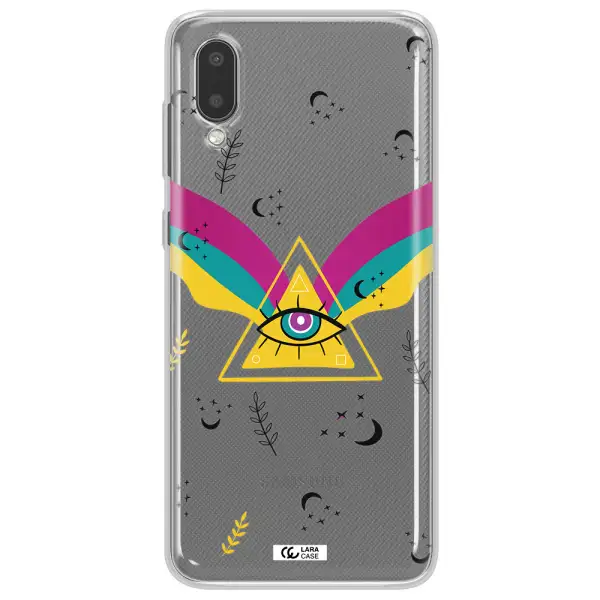 One-Eyed Pyramid Samsung A02 Clear TPU Case