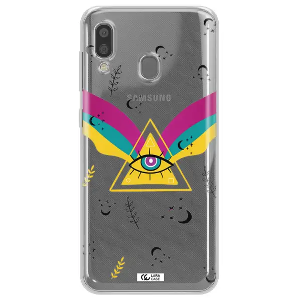 One-Eyed Pyramid Samsung A20 Clear TPU Case