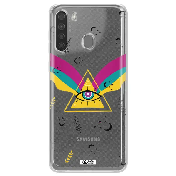 One-Eyed Pyramid Samsung A21 Clear TPU Case