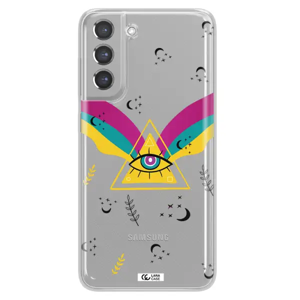 One-Eyed Pyramid Samsung A21 Fe Clear TPU Case