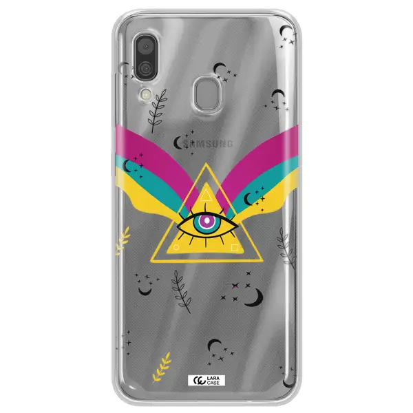 One-Eyed Pyramid Samsung A30 Clear TPU Case