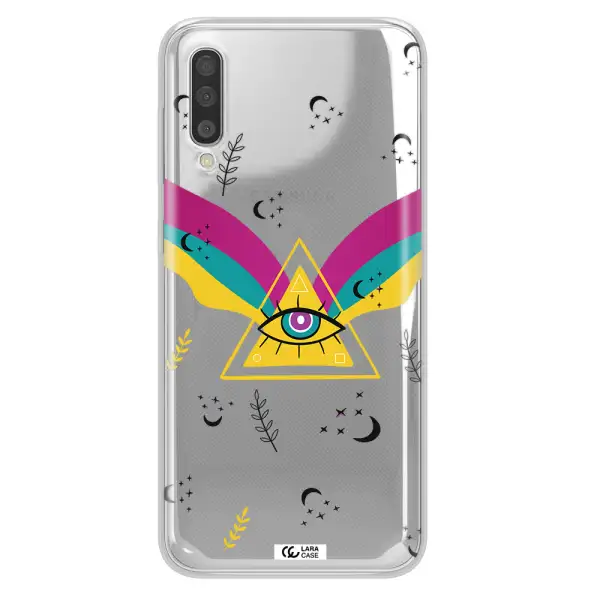 One-Eyed Pyramid Samsung A50 Clear TPU Case