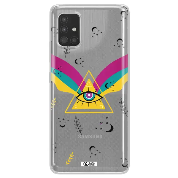 One-Eyed Pyramid Samsung A51 Clear TPU Case